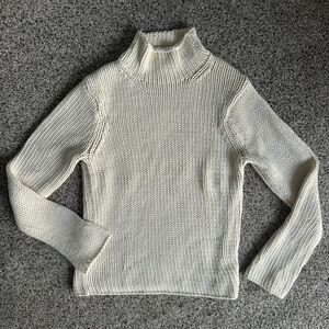 GAP Cream Turtleneck Sweater